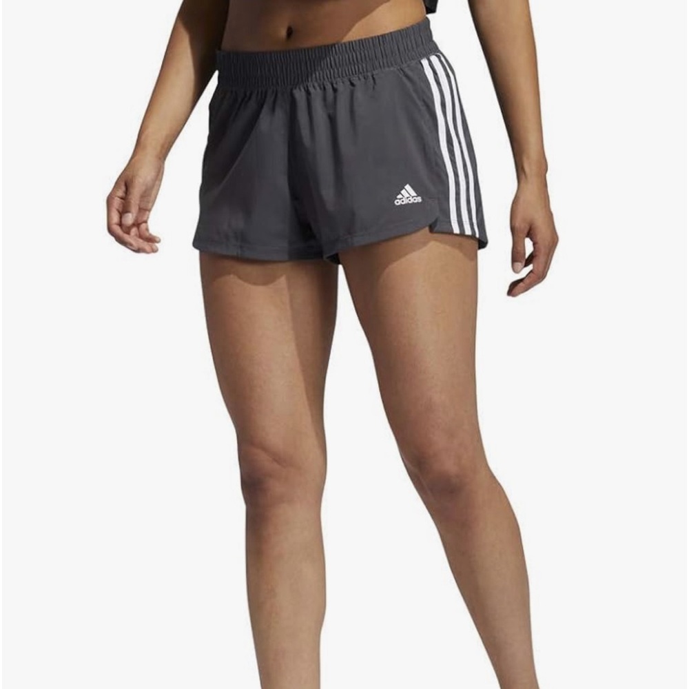 Adidas grey aeroready athletic shorts.